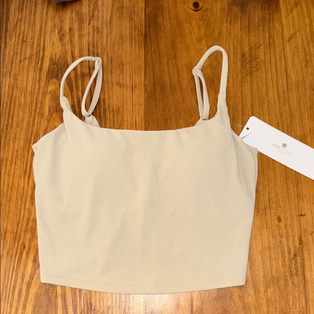 CRZ YOGA Women's Tank Top in Cream